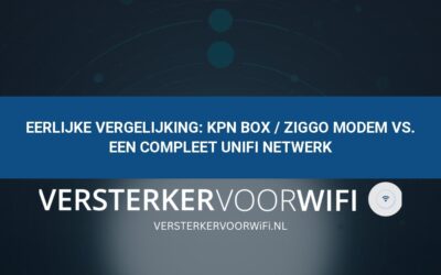 Eerlijke vergelijking: KPN Box / Ziggo Modem vs. een compleet UniFi netwerk