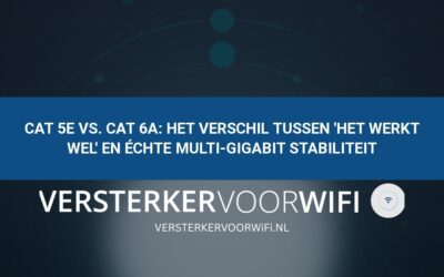 Cat 5e vs. Cat 6a: Het verschil tussen ‘het werkt wel’ en échte multi-gigabit stabiliteit